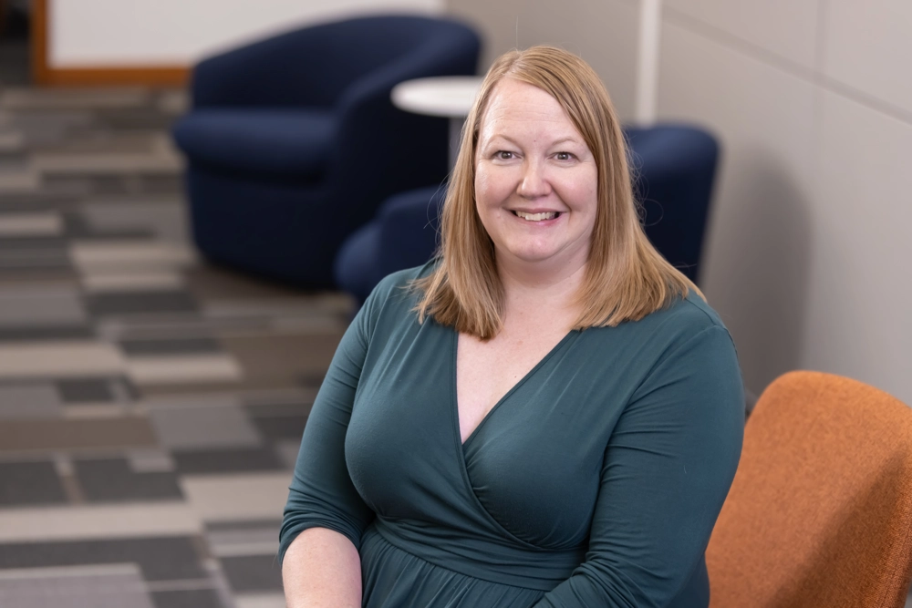 portrait of a smiling person in business attire